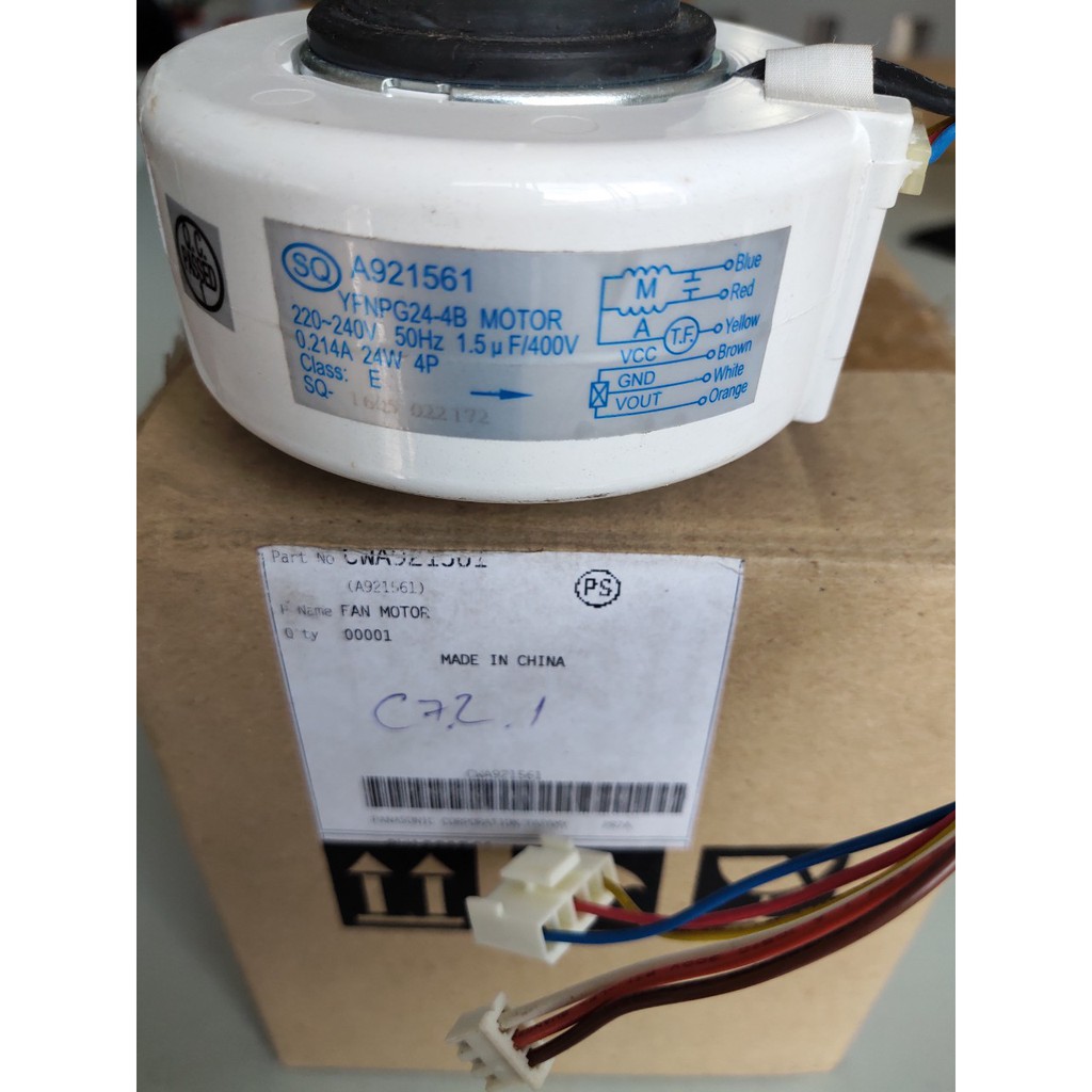 [Mã ELHA22 giảm 6% đơn 300K] Motor quạt dàn trong máy lạnh Panasonic CS-KC12QKH-8 // KC9QKH-8