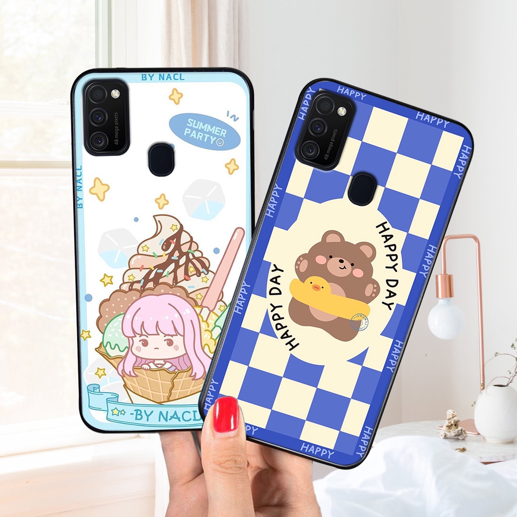 Ốp lưng Samsung Galaxy M21 / M30S in hình 3D gấu mới nhất - sang - chảnh - ĐẸP- BỀN