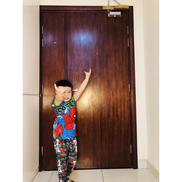 Set Đồ Bộ Cho Bé Trai 9-22 Kg Quần Dài Áo Thun Lạnh Cộc Tay Cho Bé 1-14 Tuổi In Hoạt Hình 3D Hot Trend