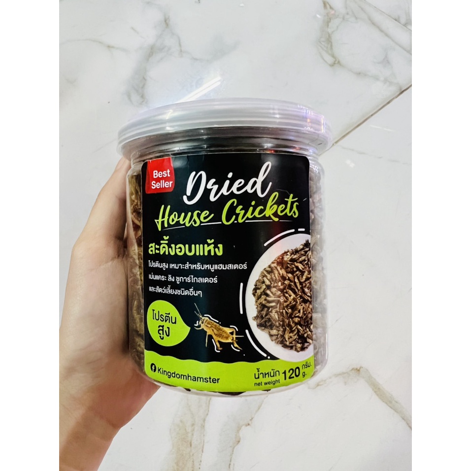 Côn trùng sấy khô thơm ngon,chất lượng made in Thailand  hũ to dành cho Hamster,Sóc bay,nhím...