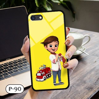 Ốp lưng kính 3D OPPO A71- cute