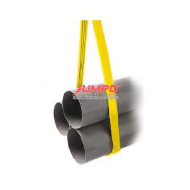Dây cáp vải cẩu hàng bản tròn 3 tấn endless, hệ số 7:1, cáp vải tròn an toàn  chuẩn Châu Âu, cáp vải cẩu nâng hạ cao cấp