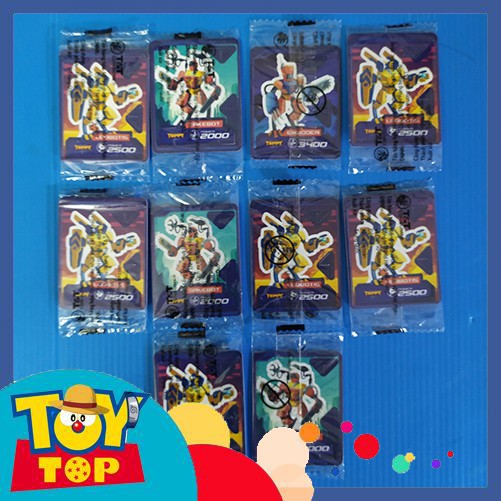 Thẻ Robot biến hình Cybertron Teppy super robot - thẻ bài robot