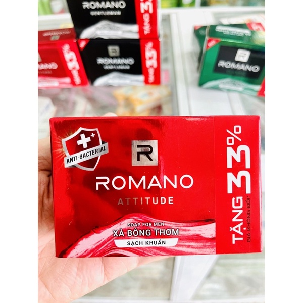 Xà Phòng Tắm ROMANO Bánh 120g