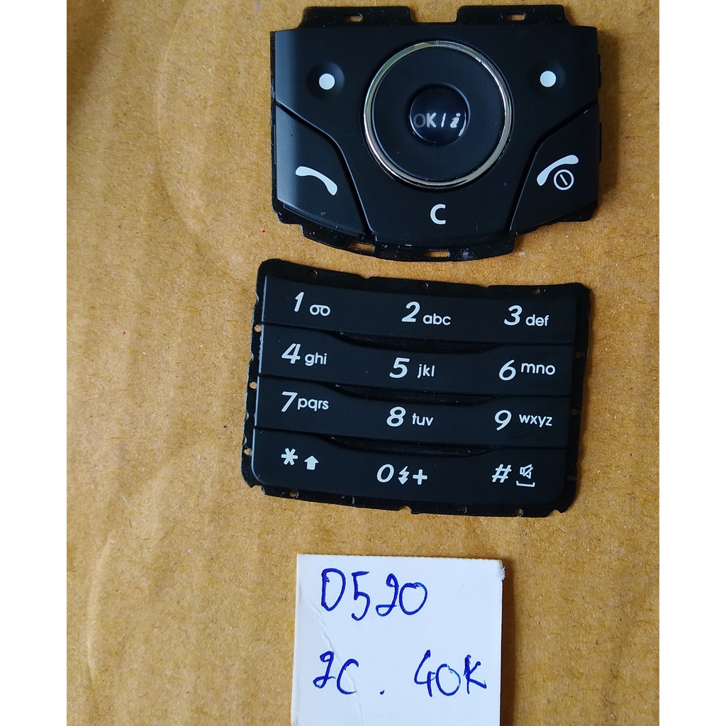 bàn phím điện thoại samsung galaxy D520