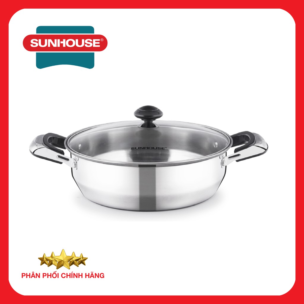 Nồi lẩu inox 1 đáy SUNHOUSE SHL26