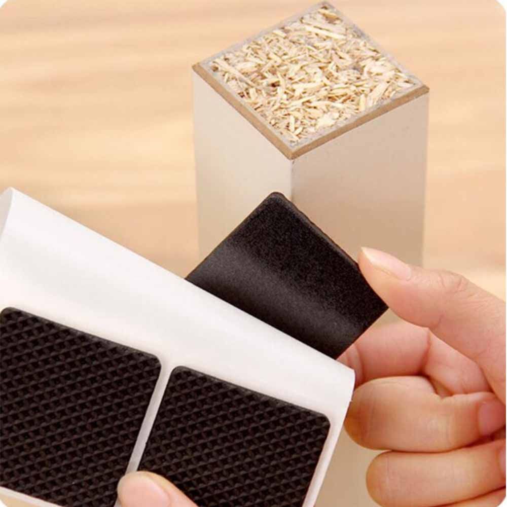 Aaron1 Set 48 Miếng Đệm Cao Su Lót Chân Bàn Ghế Bảo Vệ Sàn Chống Trượt Chống Trầy