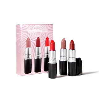 [AUTH BILL MỸ] Tách Lẻ Set MAC Matte Full Size Chili - Lady danger - Velvet Teddy(đỏ gạch-đỏ cam-cam đất nude) không box
