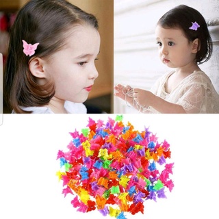 Sét 10 kẹp tóc càng cua mini hình bướm cho bé