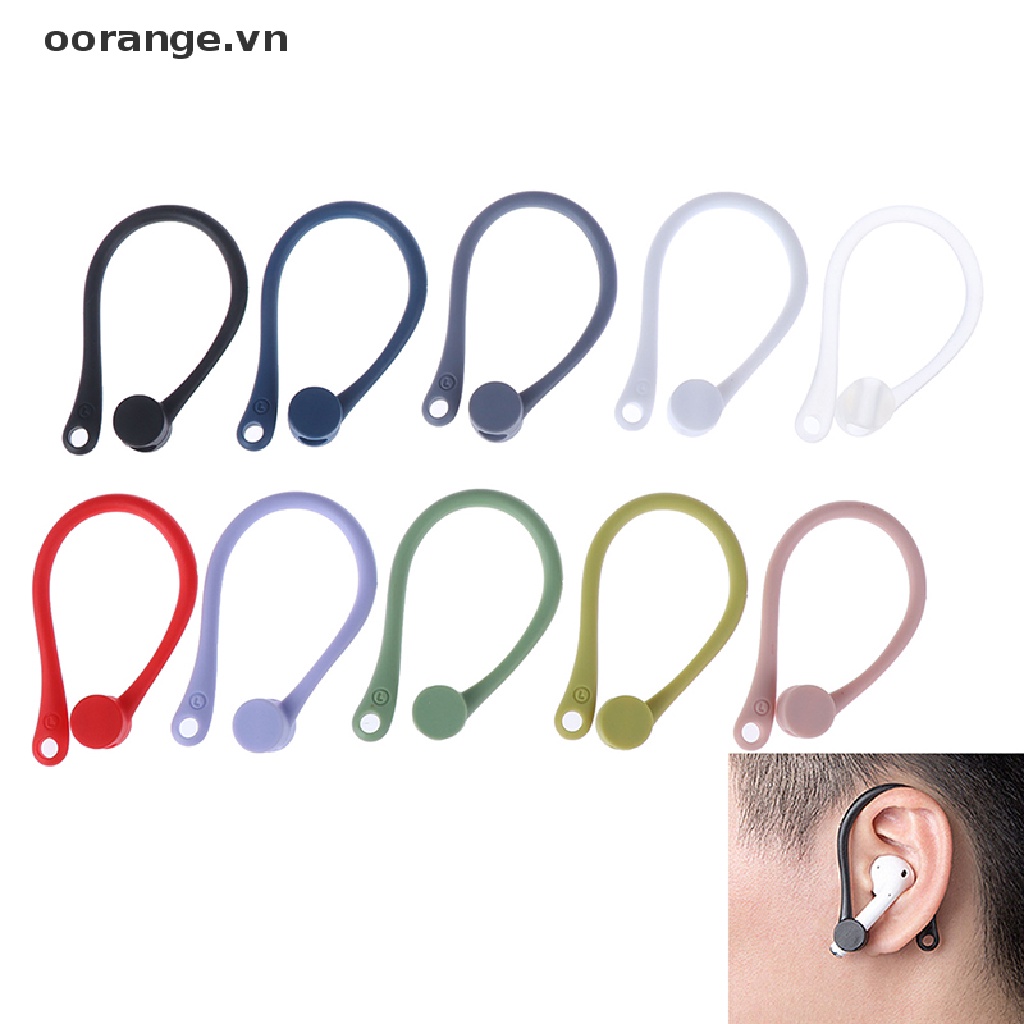 Bộ 2 Móc Tai Nghe Bằng Silicone Chống Ồn Cho AirPods