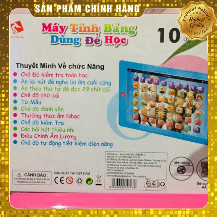 HCM-   Đồ chơi máy tính bảng ipad thông minh cho bé