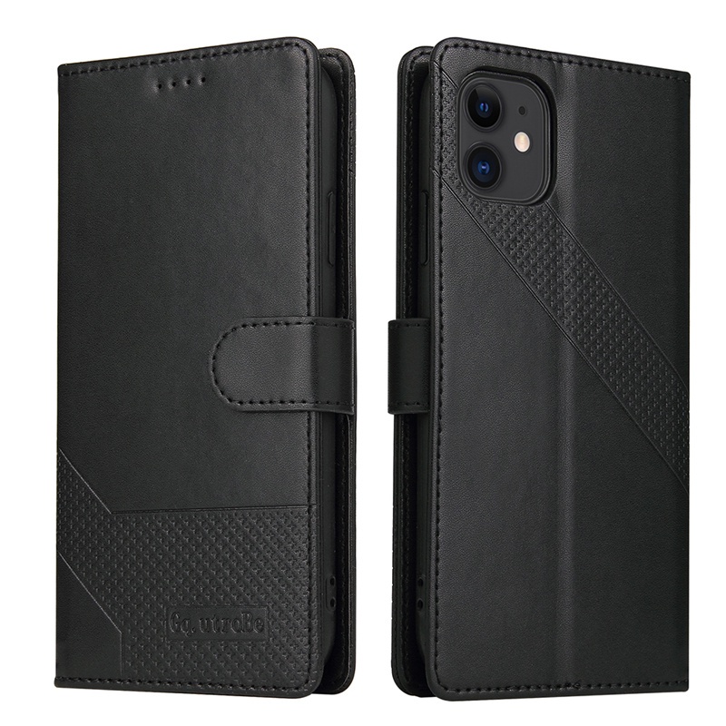 Ốp Điện Thoại Da Kiểu Ví Lật Có Ngăn Thẻ Cho IPhone 14 13 12 Mini 11 Pro Xs Max XR