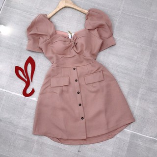 đầm soắn ngực hở lưng