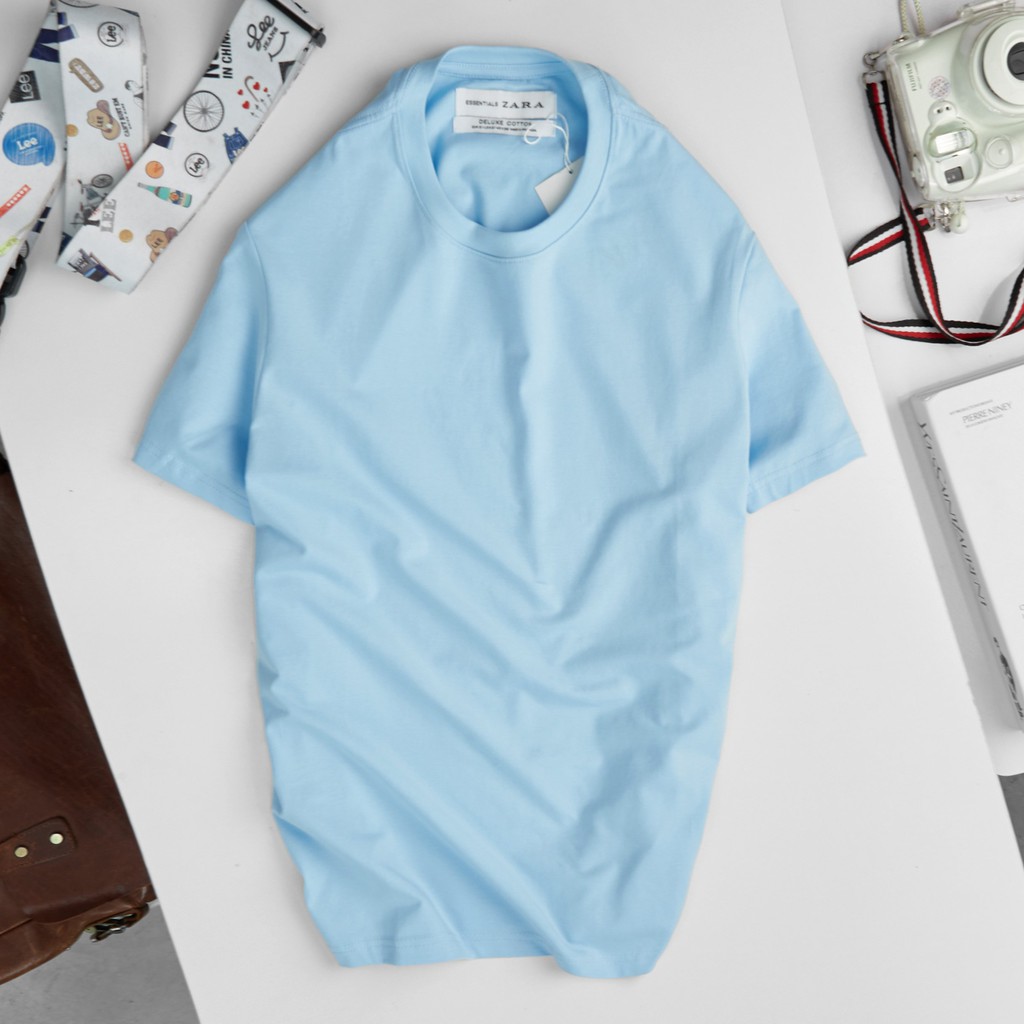 [SALE] Áo thun trơn unisex chất liệu cotton co giãn 4 chiều siêu mềm mịn và thoáng mát 4962