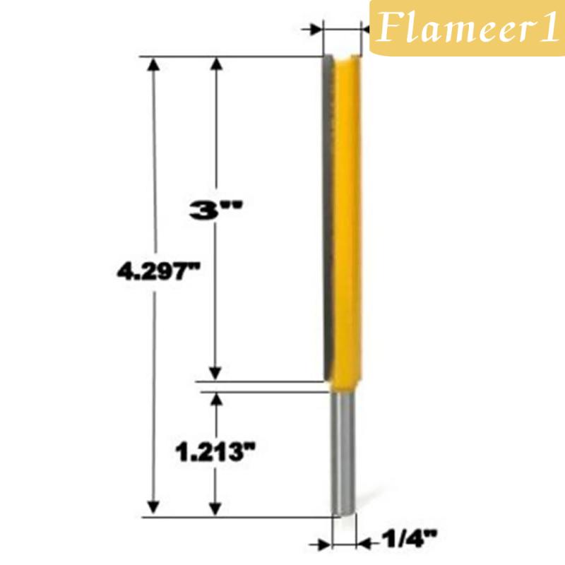 Mũi Phay Router Thẳng Chuôi 1 / 4 &quot;Cắt Chế Biến Gỗ