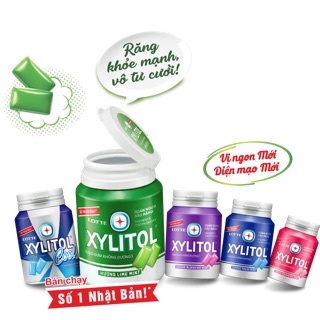 Kẹo Singum Xylitol không đường ngừa sâu răng hũ-vỉ date mới
