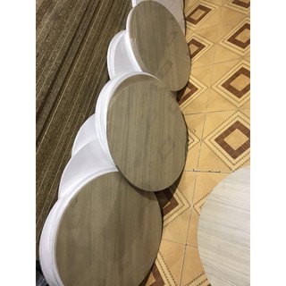 Mặt bàn tròn (đường kính 60cm) gỗ MDF phủ melamin hai mặt
