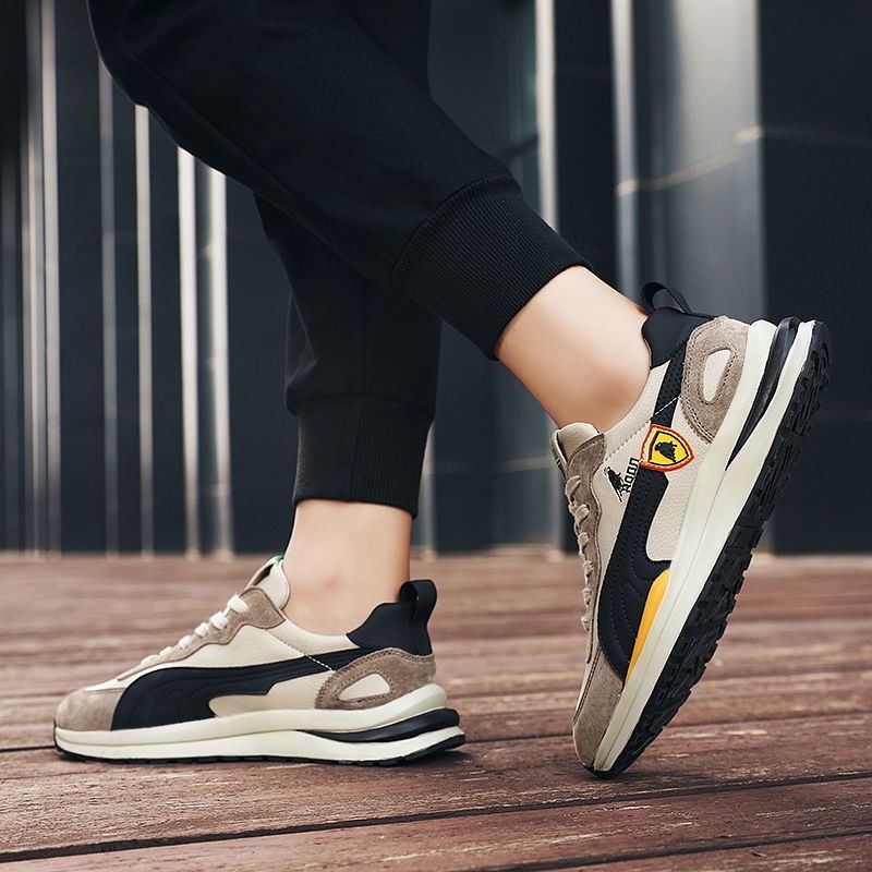 Giày nam da lộn phong cách thể thao năng động. chất liệu bền êm. thiết kế độc đáo mới lạ - Mã SP: 8168