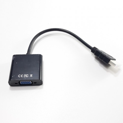 Cáp chuyển tín hiệu từ HDMI sang VGA King-Master KM001 dài 20cm - hỗ trợ âm thanh và hình chất lượng cao