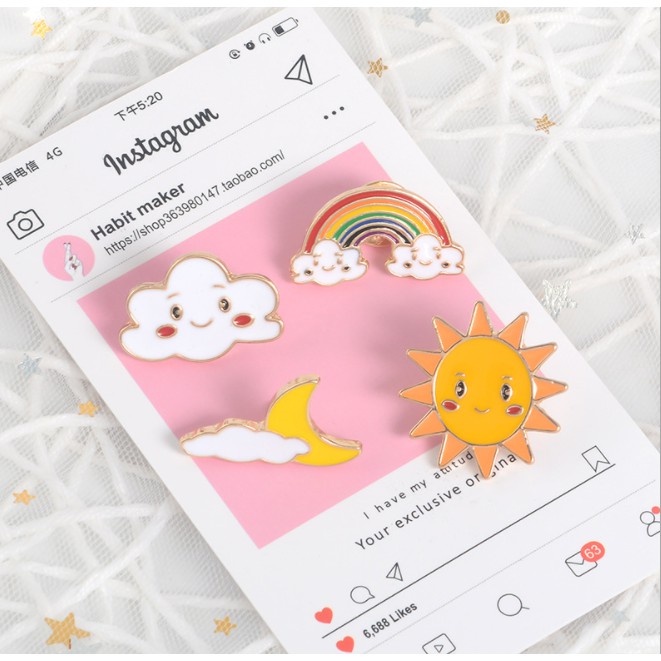 Huy Hiệu Kim Loại Cài Áo - Pin Cài