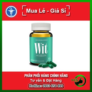 ❤ Bổ Mắt Wit Viên Uống Hỗ Trợ Thị Lực (Lọ 30 Viên)