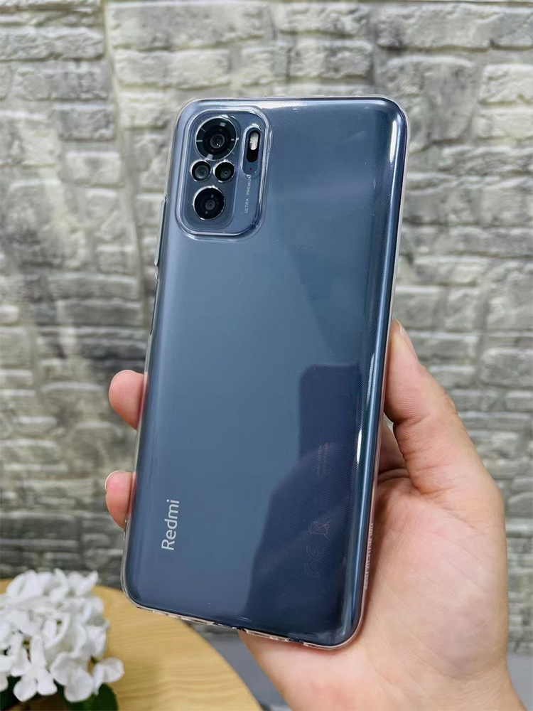 Ốp điện thoại silicone trong suốt siêu mỏng cho Xiaomi Redmi Note 10 Pro Max Note 10s K40 Pro 9t