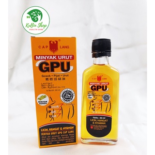 Dầu gừng xoa bóp GPU Liniment Oil 60ml Indonesia