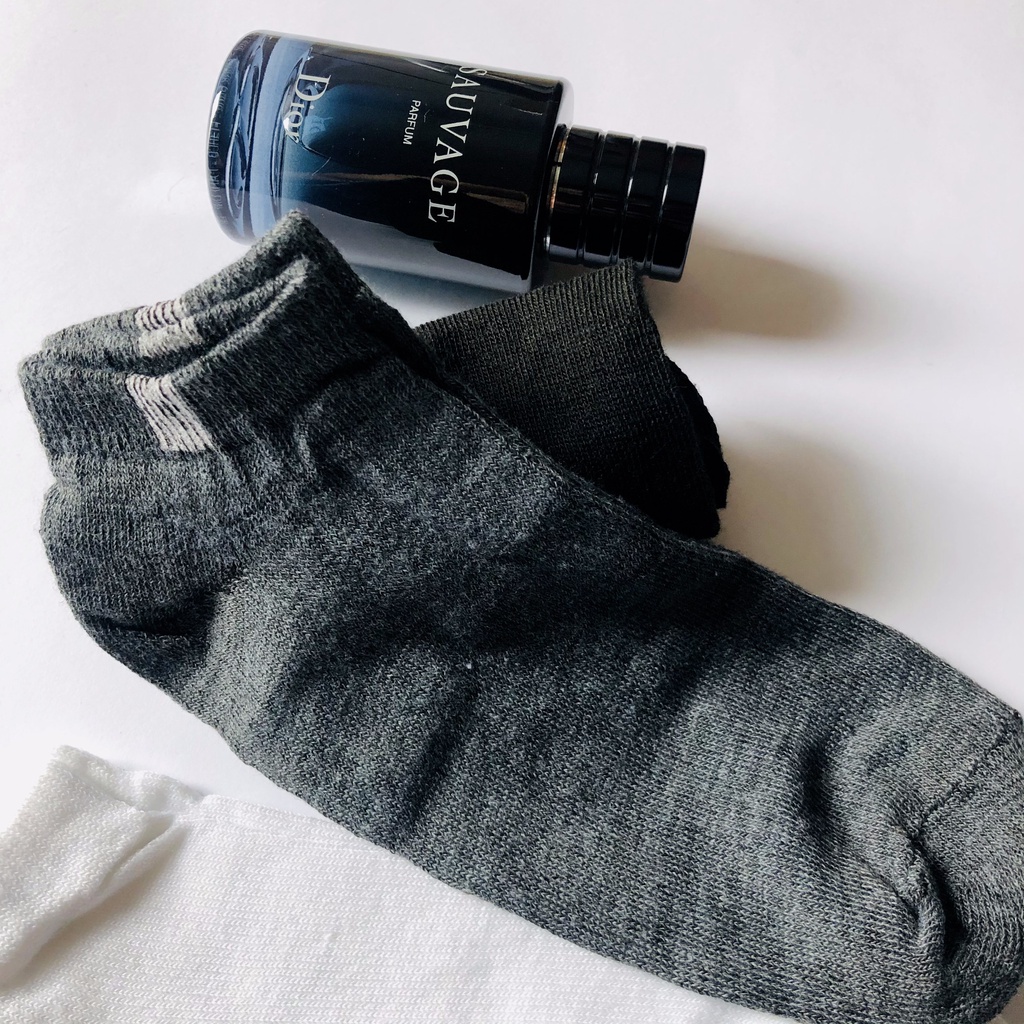 Tất trơn unisex nam nữ, vớ tất nam nữ cổ ngắn đẹp thấm hút mồ hôi mã T01