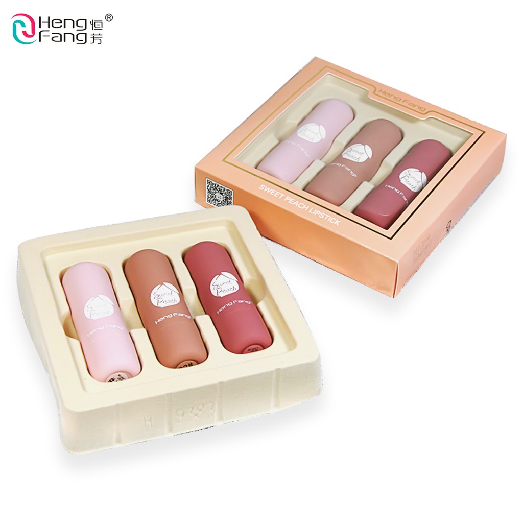 Set son môi nhung mịn Hengfang H9383 bền màu lâu trôi | BigBuy360 - bigbuy360.vn