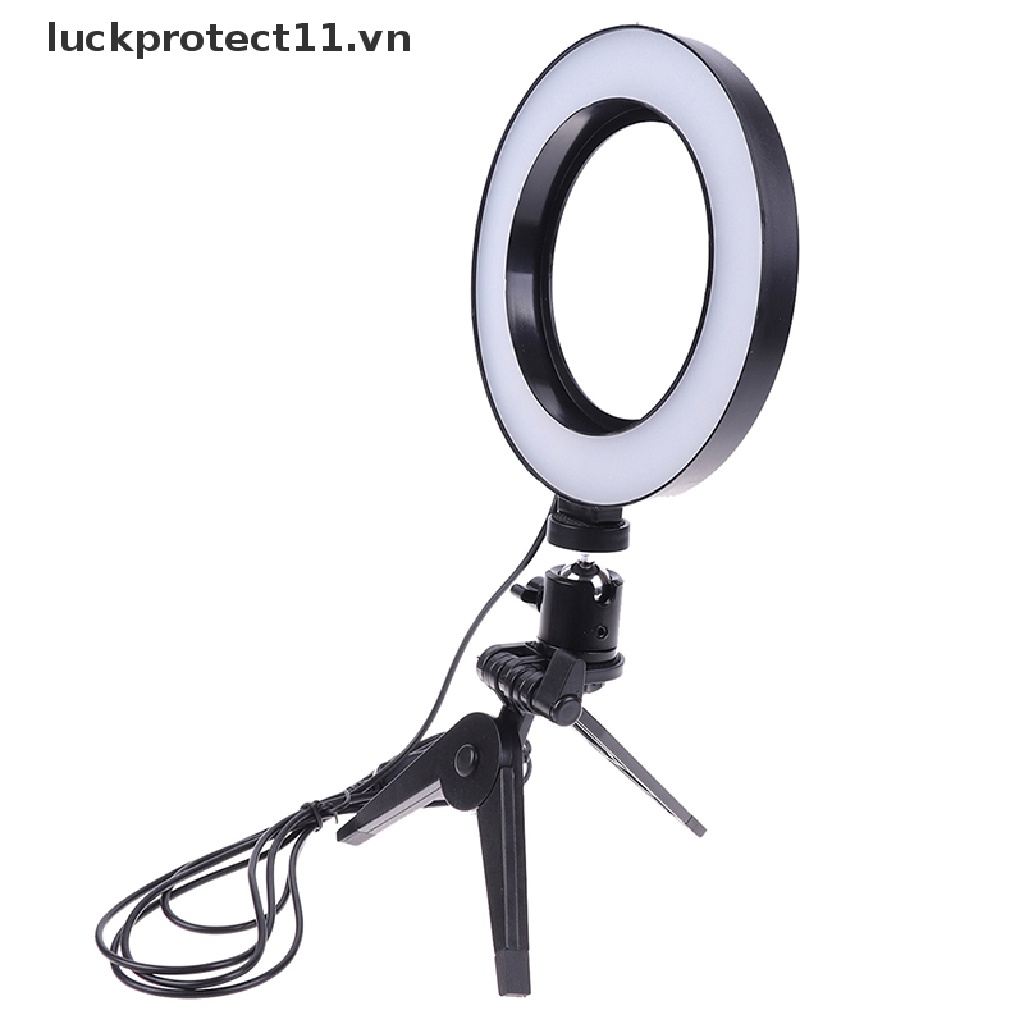 //luckprotect// 6 &quot; LED Ring Light Lamp Selfie Camera Live Dimmable Phone Studio Photo Video .