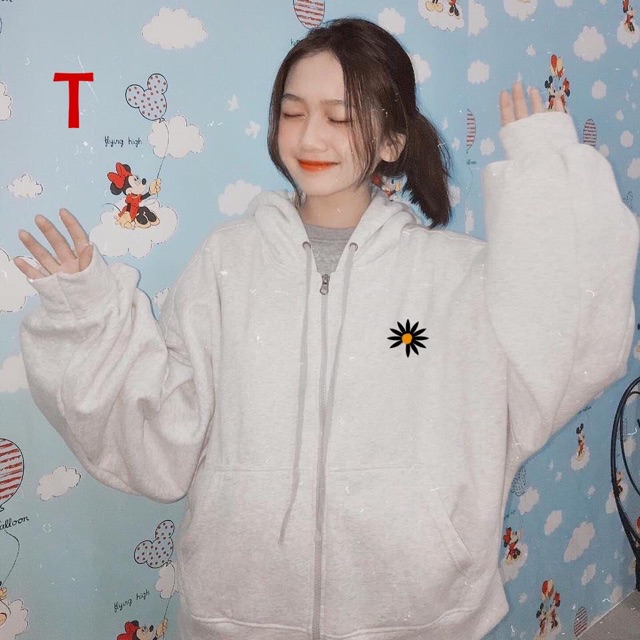 Áo khoác hoa cúc khuyết TT12