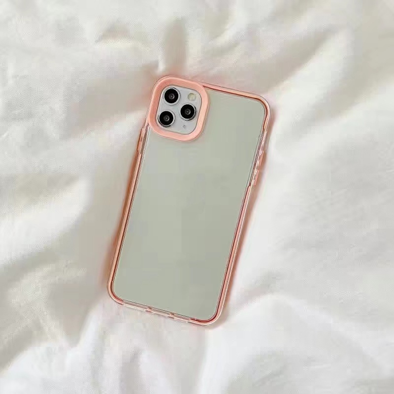 Ốp Điện Thoại Mềm Trong Suốt Màu Kẹo Cho iPhone 14 13 12 11 Pro Max X Xr Xs Max SE2020 8 7 Plus