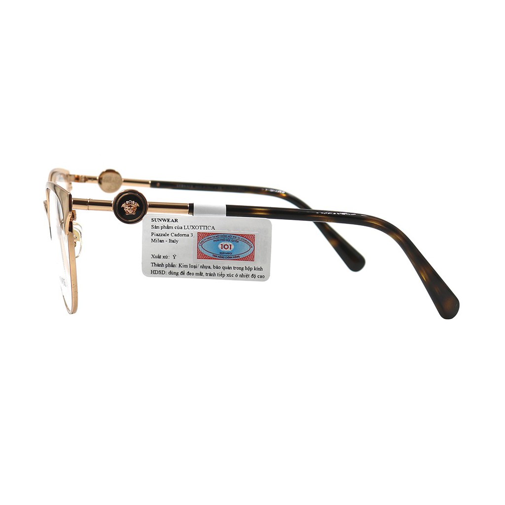 Gọng kính nam nữ thời trang Versace VE1271 chính hãng, thiết kế dễ đeo bảo vệ mắt