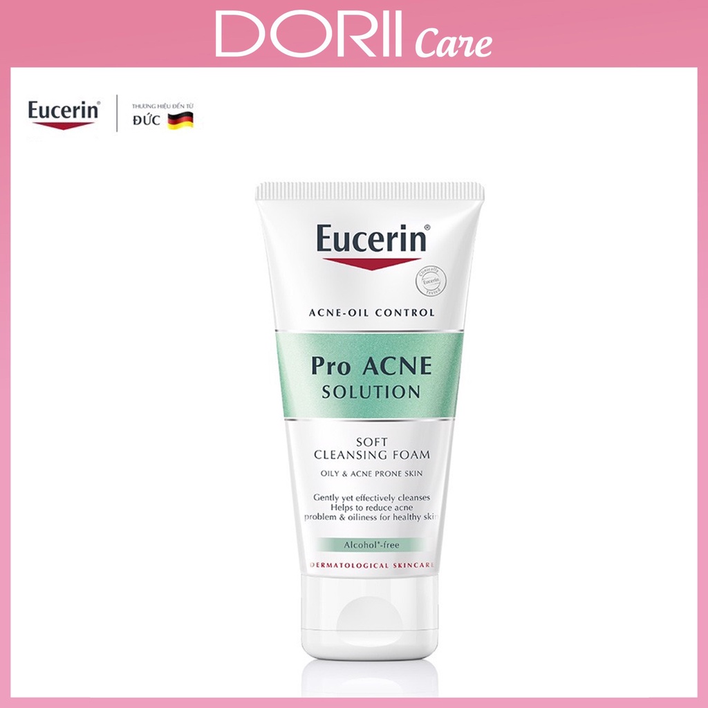 Sữa Rửa Mặt Cho Da Mụn Eucerin Pro ACNE Cleansing Foam 50g