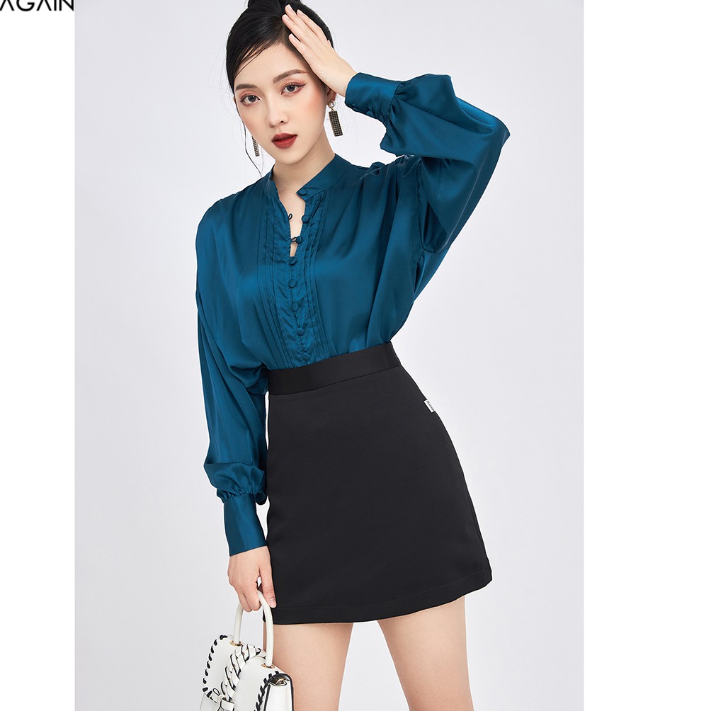 Chân váy ngắn nữ 92WEAR 2 MÀU, đủ size, dáng A cạp rời JAA1295