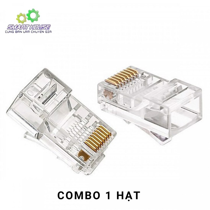 Hạt Đầu bấm mạng RJ45 loại Thường Lẻ 1 Hạt.