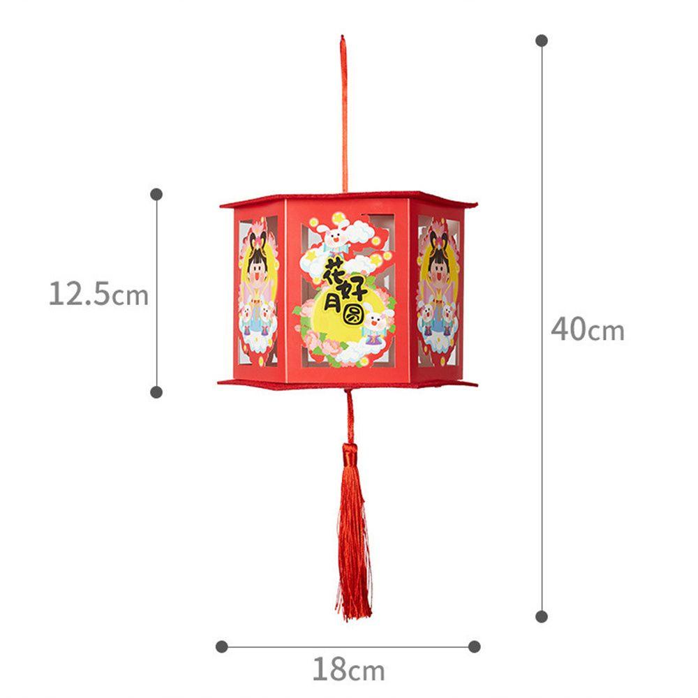 Lồng Đèn Hoạt Hình Thủ Công Nhỏ Gọn Dành Cho Trang Trí Lễ Hội Mùa Thu