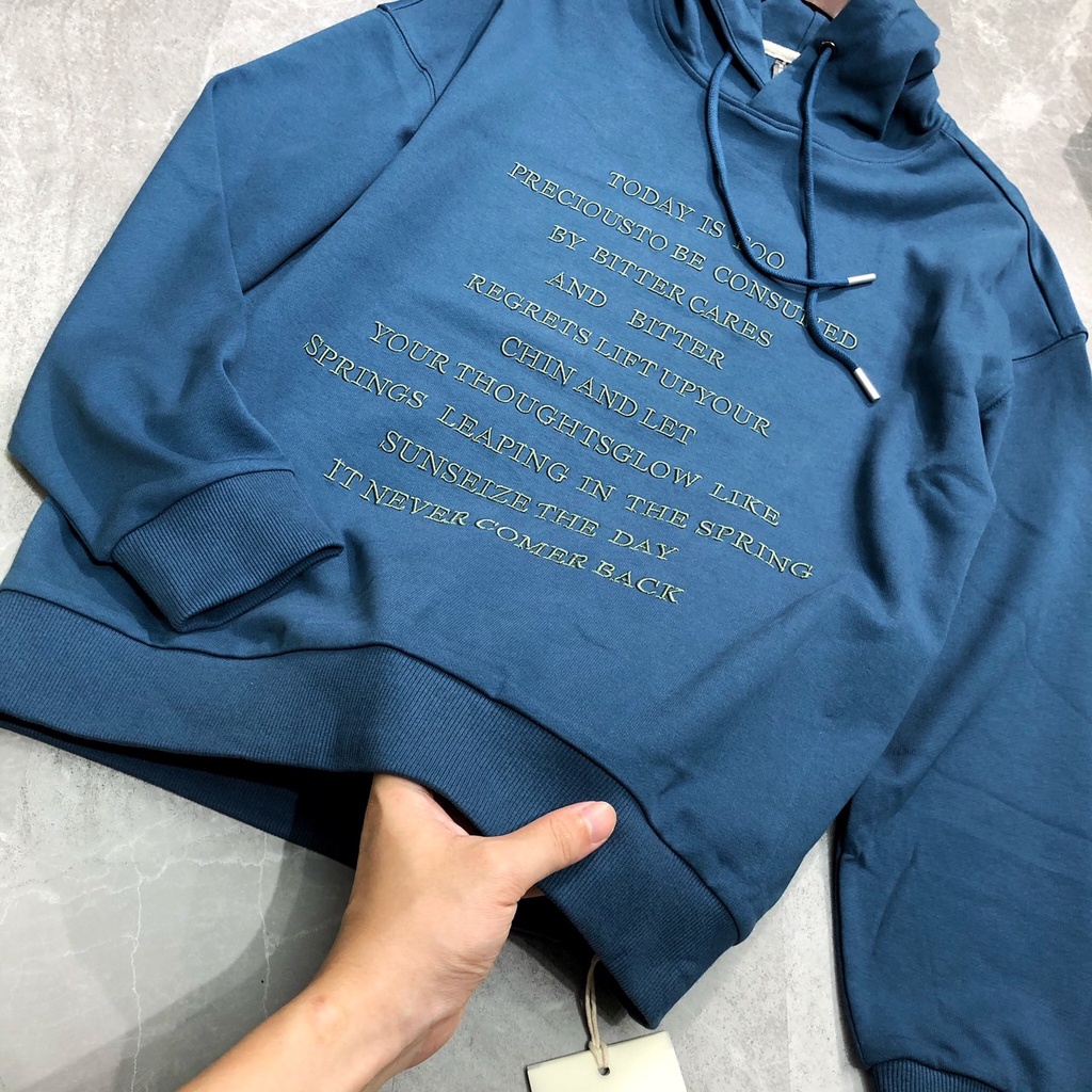 Áo nỉ mũ hoodie nam form rộng hàn quốc bigsize cao cấp xuất khẩu ANSWHANS 112