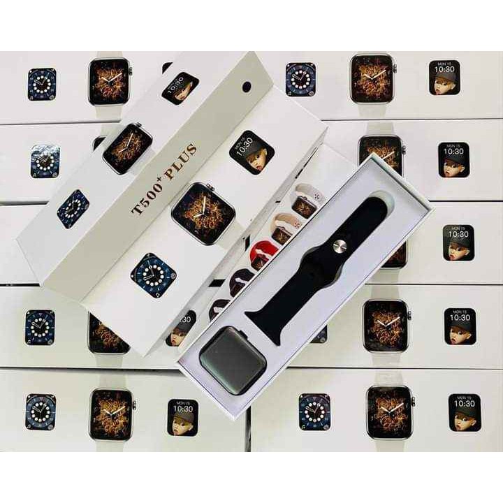 [BH 12 Tháng] Đồng hồ thông minh Thời Trang Thiết Kế Seri 6 Smart Watch T500 Plus  Nghe Gọi Trực Tiếp Màn Hình Tràn Viền
