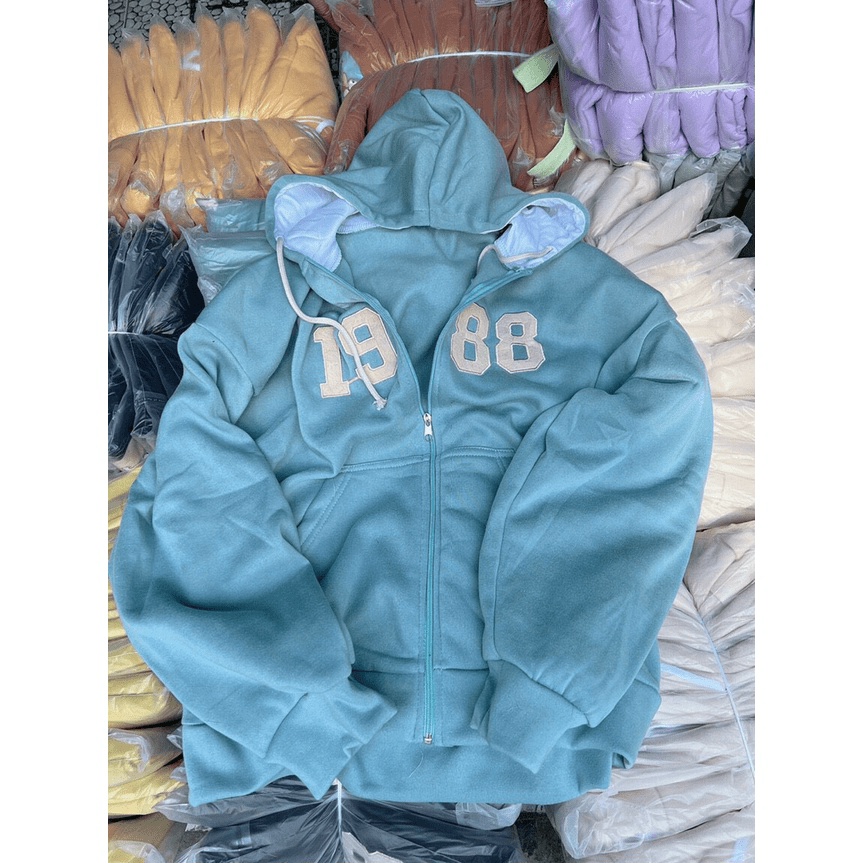 ÁO KHOÁC NỈ FORM RỘNG THỜI TRANG 1988 CỰC XINH DÀNH CHO CÁC BẠN TRẺ KOKO MI