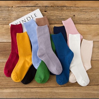 Tất cao cổ vintage Hàn Quốc nhiều màu 20k/đôi