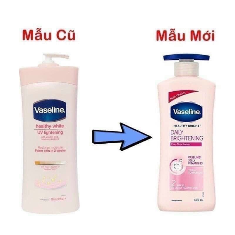 Sữa dưỡng thể Vaseline Healthy White UV Lightening 725ml