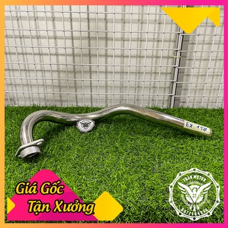 [Cổ Inox] Cổ Pô EX 150 Inox 304 Gắn Pô Zin Xe Exciter 150