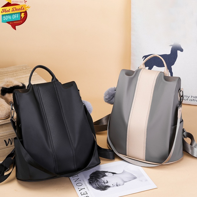 Ba Lô Da Pu Chống Trộm Thời Trang Cho Nữ