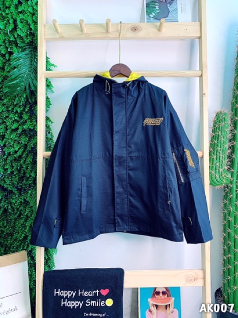 🌵 𝐓𝐡𝐞𝐔𝐥𝐳𝐳𝐚𝐧𝐠 🌵 007 Áo Khoác Kaki Đen-Vàng Hàng Xuất 2 Lớp Cao Cấp. Bomber Jacket Unisex | BigBuy360 - bigbuy360.vn