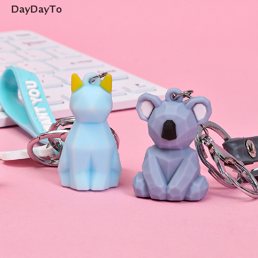 Móc Khóa Hình Khủng Long / Gấu Trúc Dễ Thương