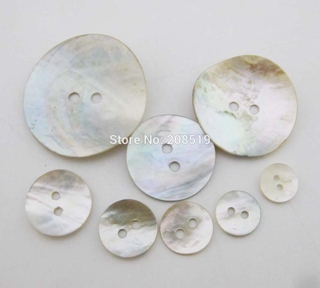 Set 30 Cúc Áo Hình Vỏ Sò Nhiều Kích Cỡ