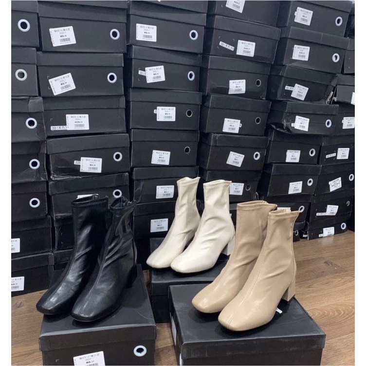 HÀNG SẴN Boots nữ , bốt nữ đế vuông bốt da 5p cực êm | BigBuy360 - bigbuy360.vn