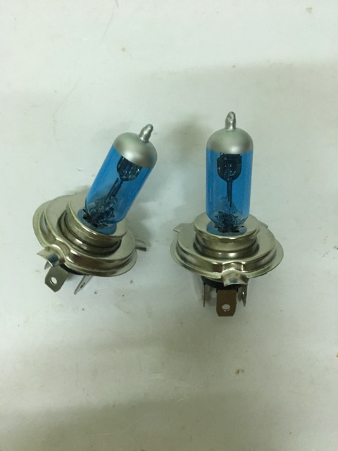 ✅Bộ 2 đèn H4 pha cos cho ô tô, xe máy. Halogen 12v 6000k