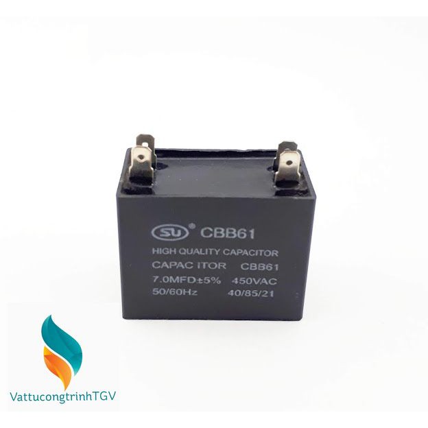 Tụ quạt CBB61 loại 7mF +5%